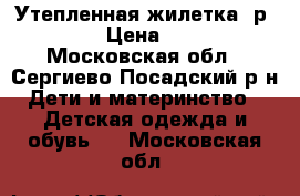 Утепленная жилетка, р. 30 › Цена ­ 800 - Московская обл., Сергиево-Посадский р-н Дети и материнство » Детская одежда и обувь   . Московская обл.